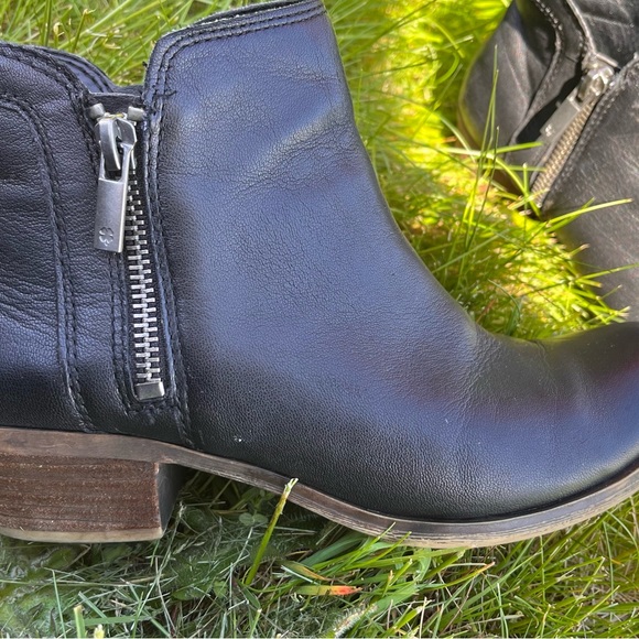 Lucky Brand Basel Booties - in Black Genuine Leather 6M/36 - Picture 4 of 7